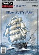 Mały Modelarz 1-2-3 2024 CUTTY SARK model 1:150
