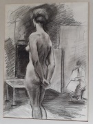 Inga Palmgren - Akt w pracowni 