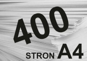 Druk Wydruk A4 mono do 400 stron KSERO KIELCE