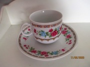 Komplet filiżanek i talerzyków do espresso Chiny