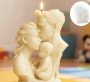 Forma silikonowa do świec rodzina 