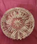 Kryształowa popielniczka PRL 