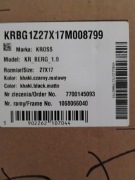 Rower MTB KROSS Berg  1.0 small (17") 27" nowy khaki-czarny 