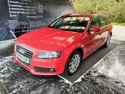 Audi A4 B8 Avant 2.0 TDI czerwony kombi anglik