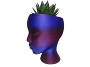 Doniczka Osłonka Dekoracyjna Artystyczna Głowa Twarz Kobieta 20 cm wysoka