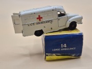 BEDFORD LOMAS AMBULANCE  MATCHBOX LESNEY ANGLIA 