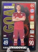 Robert Lewandowski 2021 Topps Match Attax Chrome Goal Machine - FC Bayern.