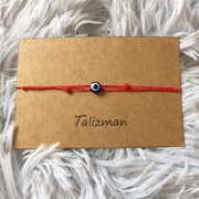 Bransoletka talizman oko proroka damska czerwona