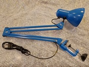 Lampka KREŚLARSKA Z UCHWYTEM OLECH E-27 niebieska