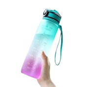 BUTELKA NA WODĘ BIDON Z MIARKĄ Z PODZIAŁKĄ 1000ML 1L