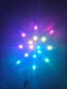 Gwiazda czubek na choinkę 30 efektów 64xLED USB film. Dostępna tylko tu!