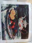 W2- Martwa natura - obraz do malowania farbami po numerach 