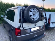 VW T6, T6.1 Bagażnik na koło zapasowe i skrzynie