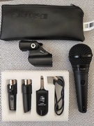 Mikrofon SHURE PGA 58 Dynamiczny + zestaw bezprzewodowy .