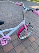 Rower Btwin 16 cali boczne kółka, prowadnik