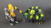 Sprzedam zestaw LEGO Hero Factory 6200 EVO oraz 6201 Toxic Reapa