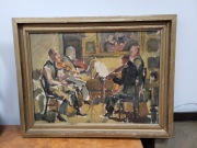 Jakob Madsen - olej na płótnie lata 30.