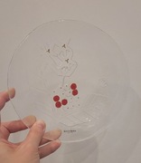 Piękny talerz Kosta Boda, Szwecja