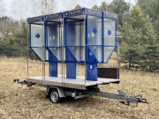 Budki telefoniczne platforma TP TPSA przyczepa Niewiadów N610