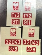 Ty2-911 32D43-378 - kalka 1 komplet H0