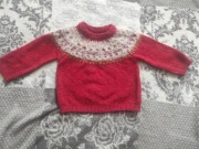 primark świąteczny sweterek r. 68 cm 