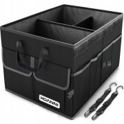 TORBA ORGANIZER DO BAGAŻNIKA AUTA XXL USZTYWNIANA CZARNA 55X40X26