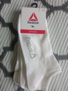 Skarpety białe 37-39 Reebok stopki 3pary , patrz fotki i opis 