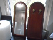 komplet lustro wieszak z PRL-u