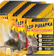50x PUŁAPKA NA MYSZY SZCZURY MYSZOŁAPKA SILNY KLEJ MOCNA ŁAPKA LEP AROMAT