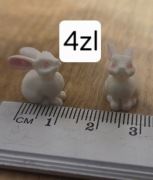 Mini figurki zajączki dekoracyjne