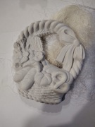 Koszyk gipsowy do ręcznego malowania 