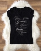 Czarny t-shirt Guess S