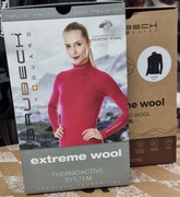 Damski komplet merino bluza i spodnie Brubeck Extreme Wool czarny S NOwy