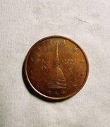 Włochy, 2 Euro Cent, 2005, Rome, Miedź