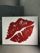 Obraz rękodzieło „Usta”