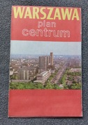 Plan miasta Warszawa centrum 1977r.