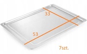 Blacha gastronomiczna do pieca Blacha gładka GN 1/1 53x33x2
