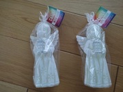 dekoracja świeczka anioł aniołek świeca z diodą zmieniająca kolor