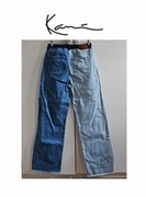 Karl Kani jeansy baggy XL wysoki stan szerokie Rap 