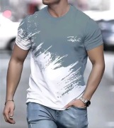 Koszulka t-shirt męski z grafiką 3D rozm. L