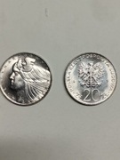 Moneta 20 zł. z 1975 roku Międzynarodowy Dzień Kobiet 