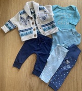 Baby Gap sweter body spodnie 56-62 cm 6 szt super zestaw