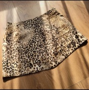 Spódniczka spódnica mini ZARA panterka print nowa r. XL 42 HIT modna wygodn