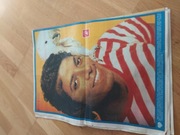 MICHAEL JACKSON PLAKAT ROZKLADÓWKA ORYGINAŁ PRL 