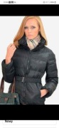 LIKWIDACJA czarna kurtka puchowa naturalny puch M
