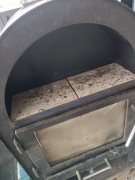 Piec koza metalowy szamotowy