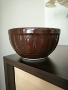 Duża bardzo ciężka vintage makutra PRL miska