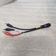 Kabel adapter din 5 pin na 3 rca audio video retro hi-fi stereo magnetofon