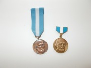 Medal im. dr Henryka Jordana - na wstąze i z przypinką 