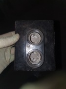 Gniazdo stare na bezpieczniki puszka, bakelit PRL typ KO2